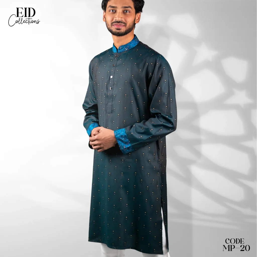 Nayab Premium Digital Print Panjabi code 20