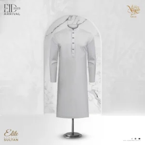 NAYAB Minimal Exclusive Panjabi 2 White